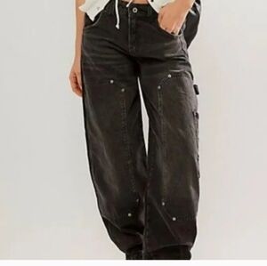 Free People We The Free Loren High Rise Carpenter Barrel Women's Jean's Size 29